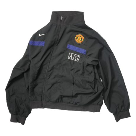 00s "NIKE" Manchester United Team Nylon Jacket