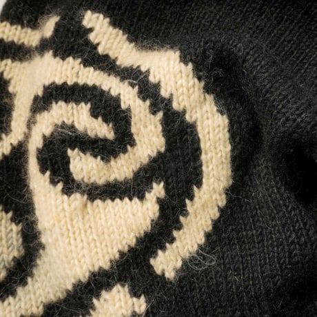 Vintage Ecuador Hand Knit Sweater