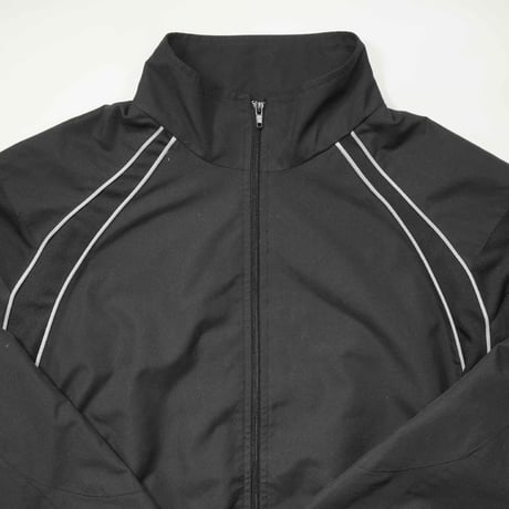 00s Piping design Nylon × Mesh Jacket
