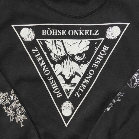 90s Euro Printed sleeve Sweat shirt