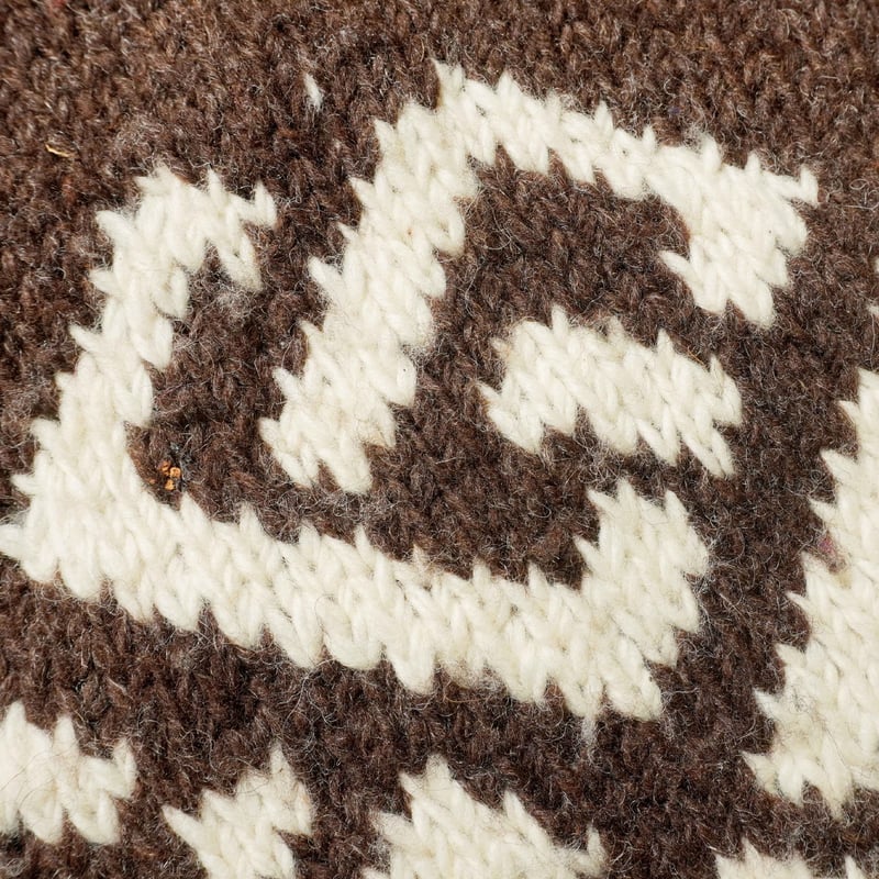 Vintage Ecuador Hand Knit Sweater / 卍みたいな模様 | T Vintage Ecuador Hand Knit Sweater / 卍みたいな模様 | T