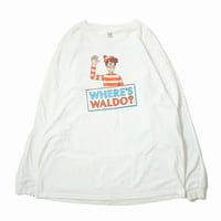 "WHERE'S WALDO?" Printed long sleeve T-shirt