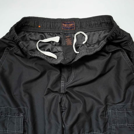 90s-00s White stitch design nylon Cargo pants