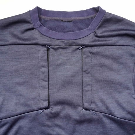 Zip design Technical Poly Sweat Shirt