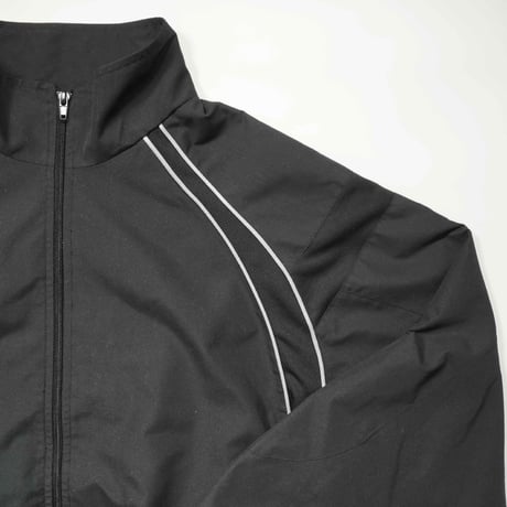 00s Piping design Nylon × Mesh Jacket