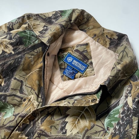 Real tree camo padded jacket