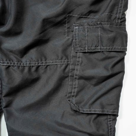 90s-00s White stitch design nylon Cargo pants