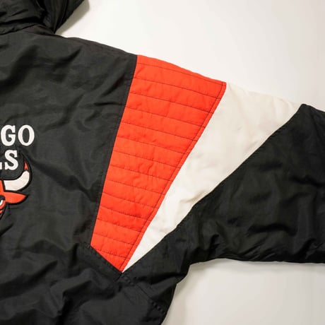 90s "STARTER" NBA official Anorak hoodie / Chicago Bulls