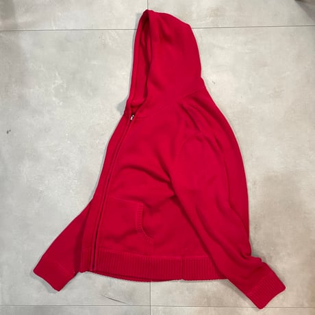 00s Cotton Knit Zip up Hoodie