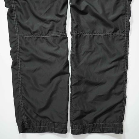 90s-00s White stitch design nylon Cargo pants