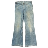 70s "Levi's" 663 Denim Bell Bottom Pants