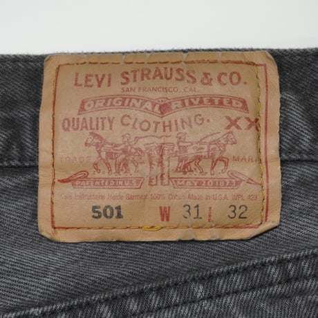 90s 【Levi's】501 black made in USA