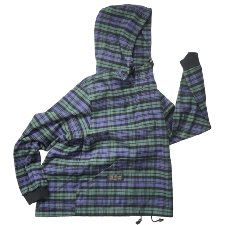 90s Heavy Cotton Flannel Anorak