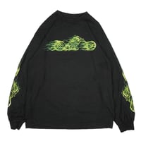 90s- Flame Printed L/S T-shirt