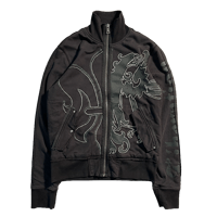 【ASIS】Y2K Embroidery Zip up Sweat Shirt