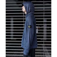 "Stone Island" 2008S/S Zip up Knit Sweater With Retractable Hood