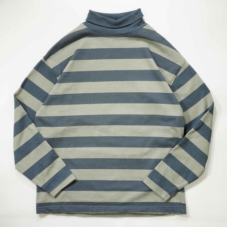 90s "Calvin Klein Sport" Border Turtle Neck Cutsew