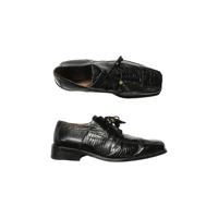 Snake Leather Square toe Shoes