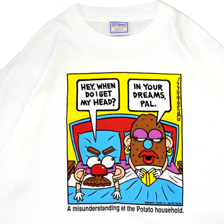 90s Mr. Potato Head palody T-shirt