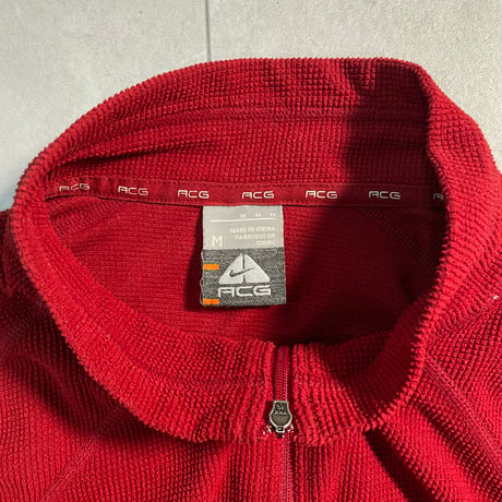 00s "NIKE ACG" Half zip thermal Cutsew