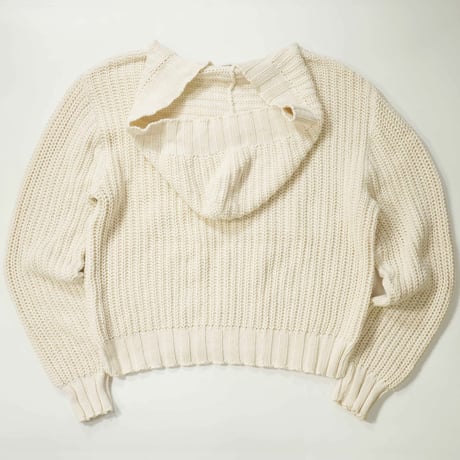 90s Cotton Knit Hoodie
