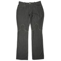00s Stitch Design Slim Semi Flare Pants