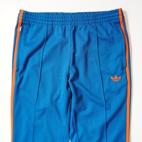 "adidas" Center pin tuck Truck pants / Blue&Orange