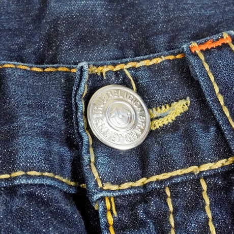 Y2K "TRUE RELIGION" -RAINBOW JOEY - Denim Flare Pants