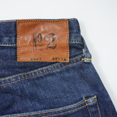 00s "EVISU" 2001 No.2 denim