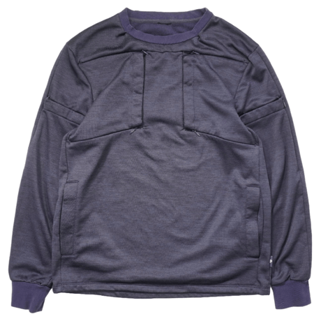 Zip design Technical Poly Sweat Shirt