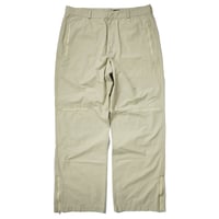 2002's "Calvin Klein" 6 Pockets Nylon × Cotton Wide Straight Pants