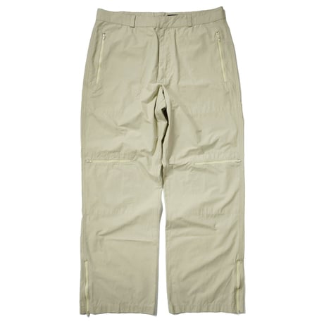 2002's "Calvin Klein" 6 Pockets Nylon × Cotton Wide Straight Pants