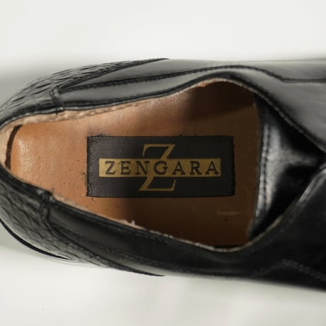 Square toe Leather shoes