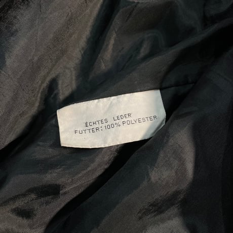80s- Leather Zip up Blouson