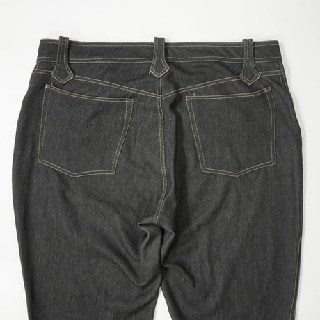 00s Stitch Design Slim Semi Flare Pants
