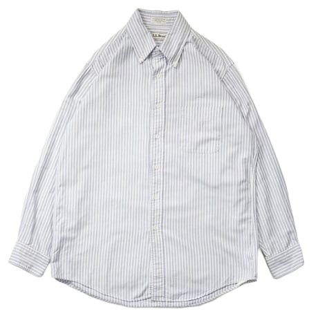 80s-90s "L.L.Bean" Stripe Oxford shirt