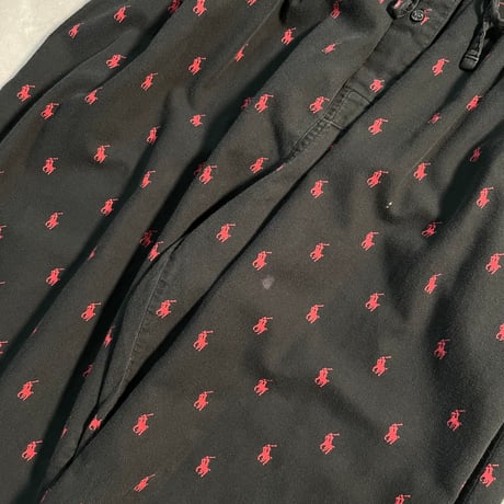 "Polo Ralph Lauren" Pony Logo Cotton Easy Pants