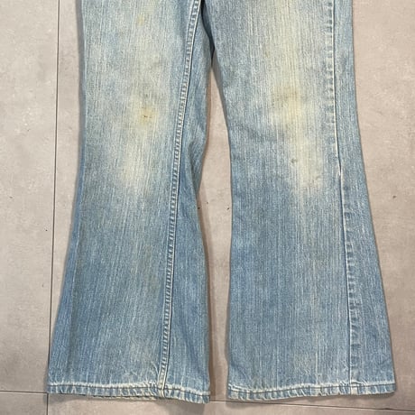 70s "Levi's" 663 Denim Bell Bottom Pants