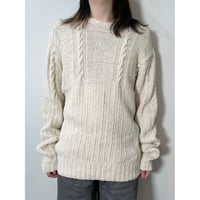 90s "POLO SPORT" Hand knit sweater