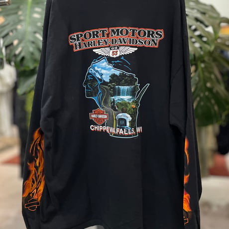 ©︎2011 "Harley Davidson" Fire L/S T-Shirt