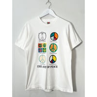 90s "THE ART OF PEACE" Print T-shirt