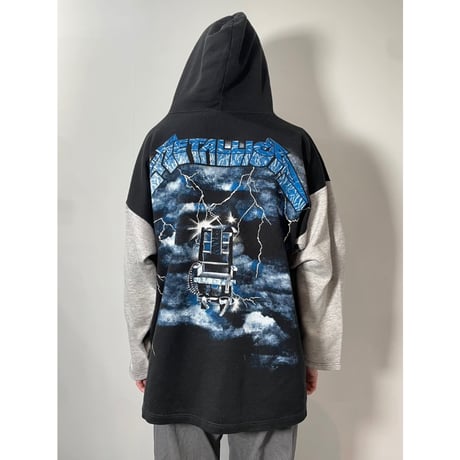 90s "EMPIRE" -METTALICA- Euro bootleg print hoodie