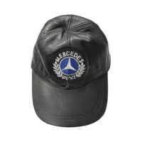 PVC Leather Logo Cap