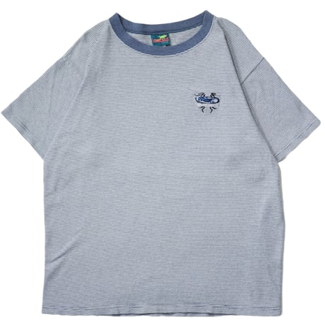 90s "GECKO" Border T-shirt