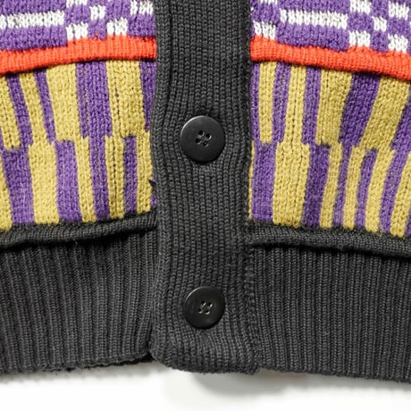 90s- 3D Knit Cardigan