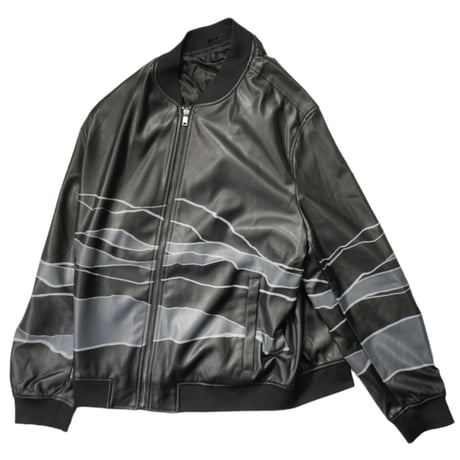 "ALFANI" PVC Leather jacket