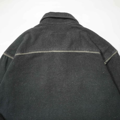 90s- Euro Heavy Cotton × Nylon L/S work shirt