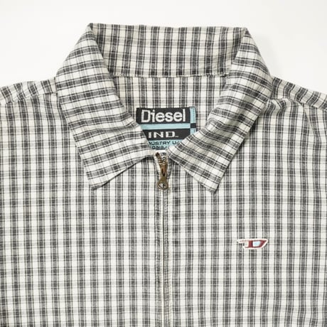 90s "Diesel" Short length Zip-up Jacket