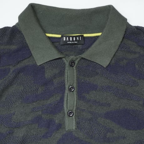 Italy made Knit polo shirt