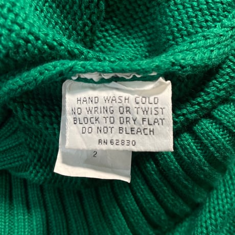 90s "LANDS' END" Cotton knit Sweater